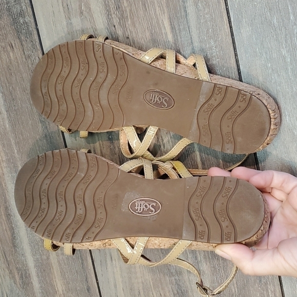 Sofft Womens Malise Slingback Slide Leather Ankle Strap Sandals shoes sz 7.5 - Picture 10 of 11